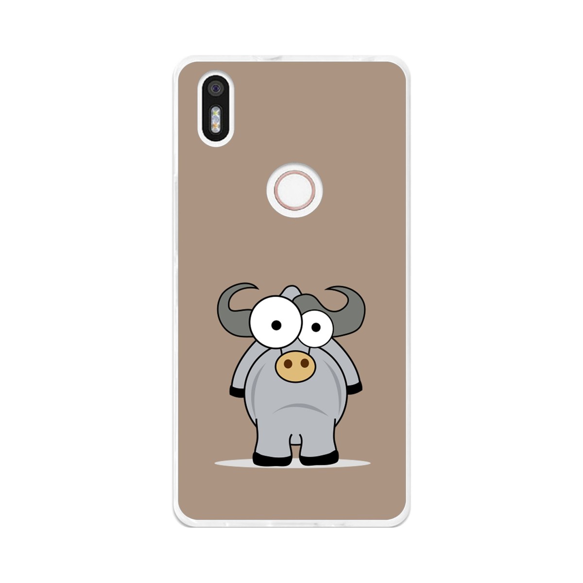 Funda Gel Tpu para Bq Aquaris X5 Plus Diseño Toro Dibujos