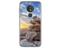 Funda Gel Tpu para Motorola Moto G7 Power diseño Sunset Dibujos