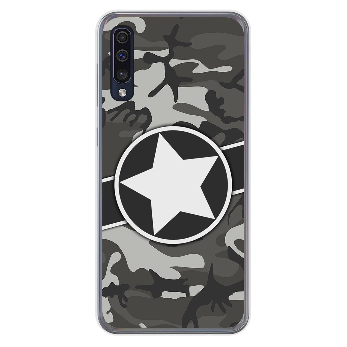 Funda Gel Tpu para Samsung Galaxy A50 / A50s / A30s diseño Camuflaje 02 Dibujos
