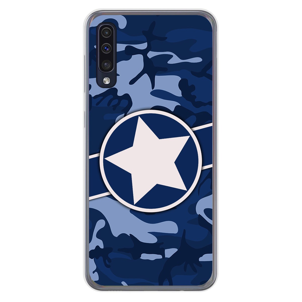 Funda Gel Tpu para Samsung Galaxy A50 / A50s / A30s diseño Camuflaje 03 Dibujos