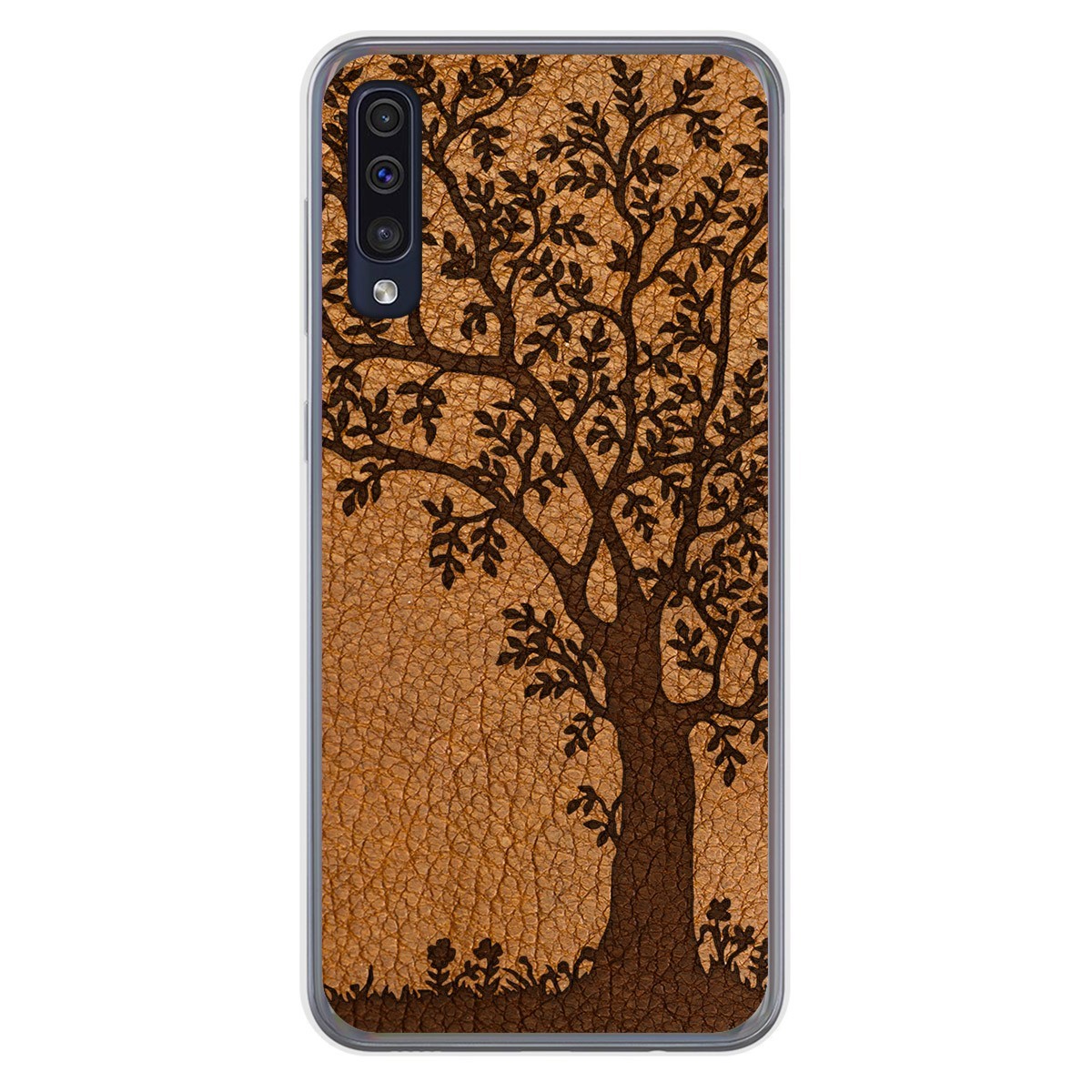 Funda Gel Tpu para Samsung Galaxy A50 / A50s / A30s diseño Cuero 03 Dibujos