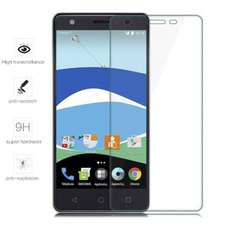 Protector Pantalla Cristal Templado para Orange Neva 80 / Zte Blade V770 Vidrio