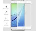 Protector Cristal Templado Frontal Completo Blanco para Huawei Nova Vidrio