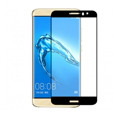 Protector Cristal Templado Frontal Completo Negro para Huawei Nova Plus Vidrio