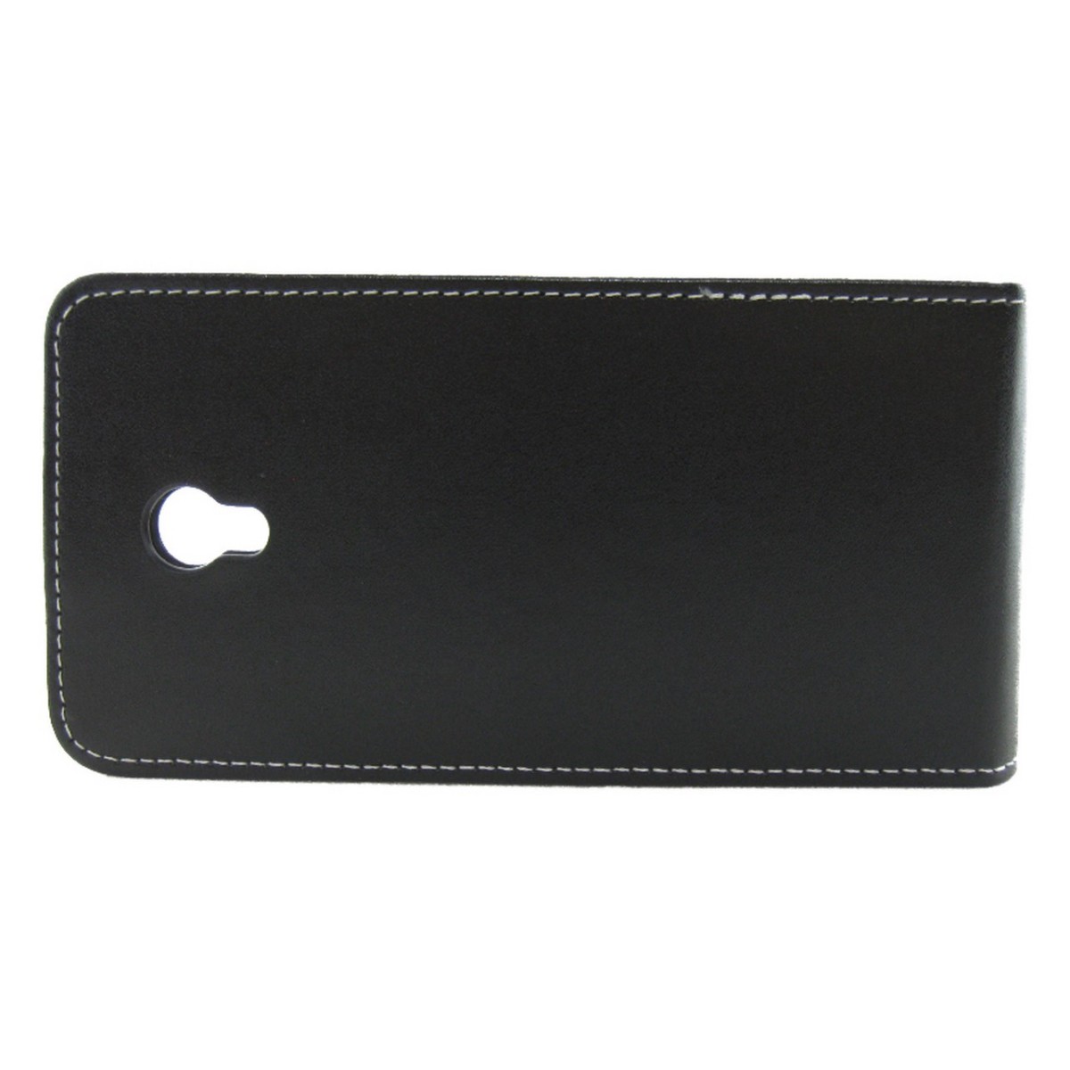 Funda Piel Premium Negra Ultra-Slim para Zte Blade V7