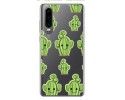 Funda Gel Transparente para Huawei P30 diseño Cactus Dibujos