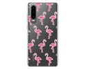 Funda Gel Transparente para Huawei P30 diseño Flamenco Dibujos