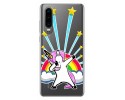 Funda Gel Transparente para Huawei P30 diseño Unicornio Dibujos