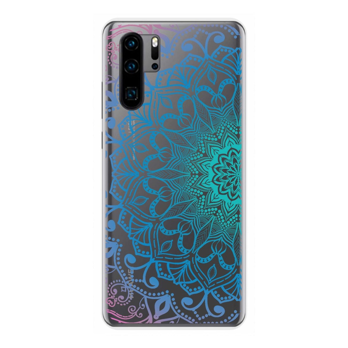 Funda Gel Transparente para Huawei P30 Pro diseño Mandala Dibujos
