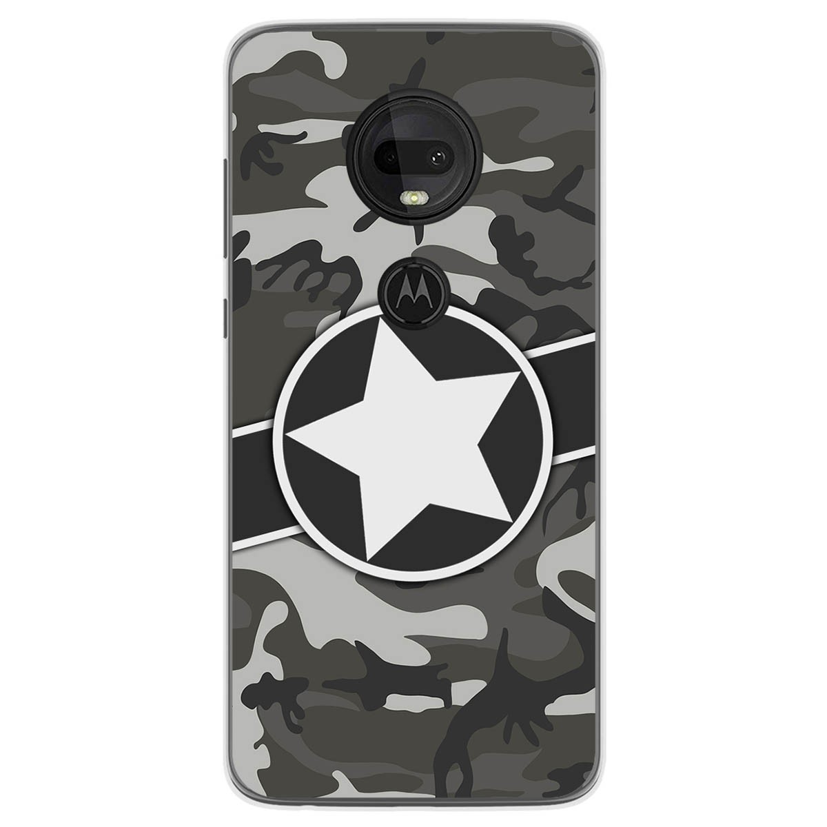 Funda Gel Tpu para Motorola Moto G7 / G7 Plus diseño Camuflaje 02 Dibujos