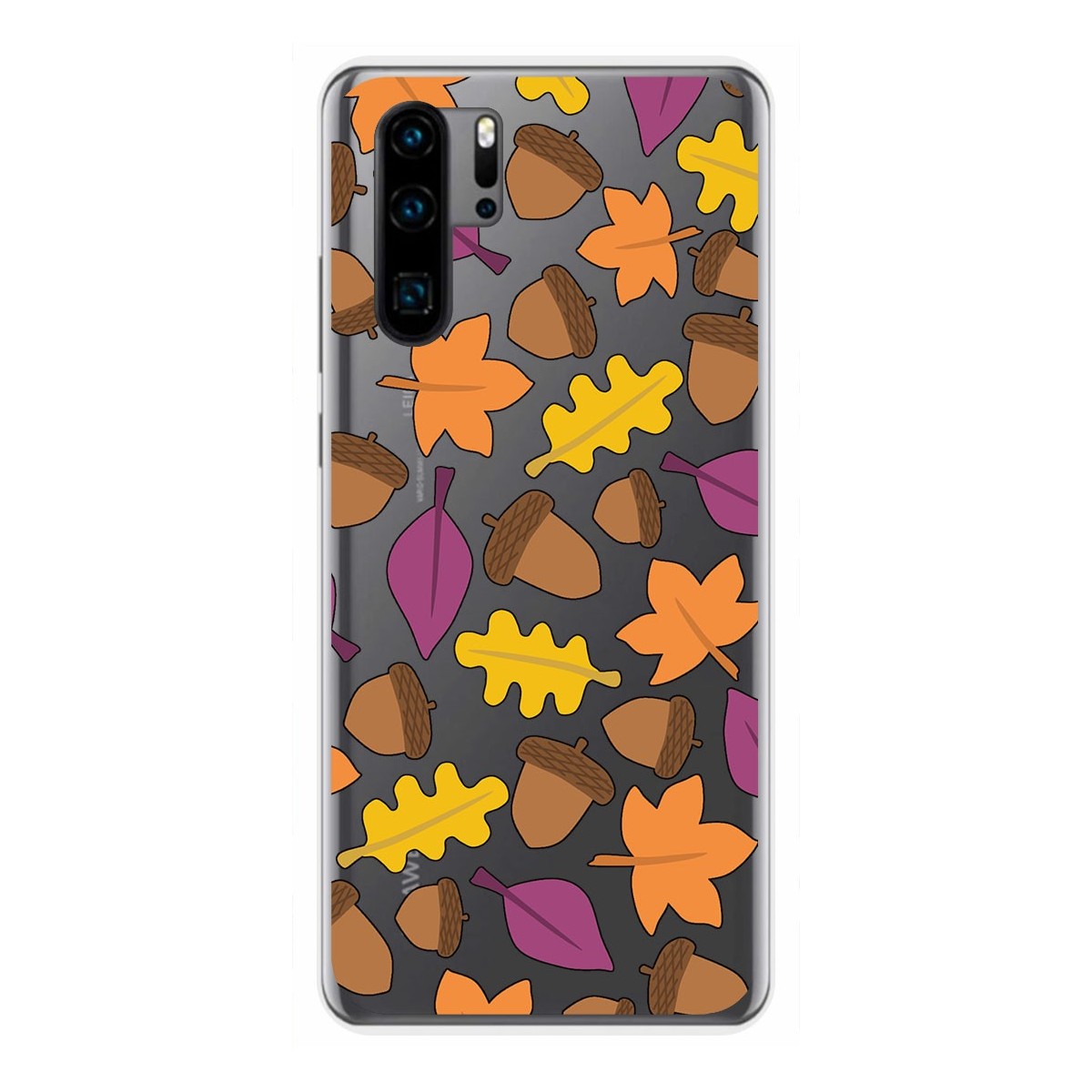 Funda Gel Transparente para Huawei P30 Pro diseño Otoño Dibujos