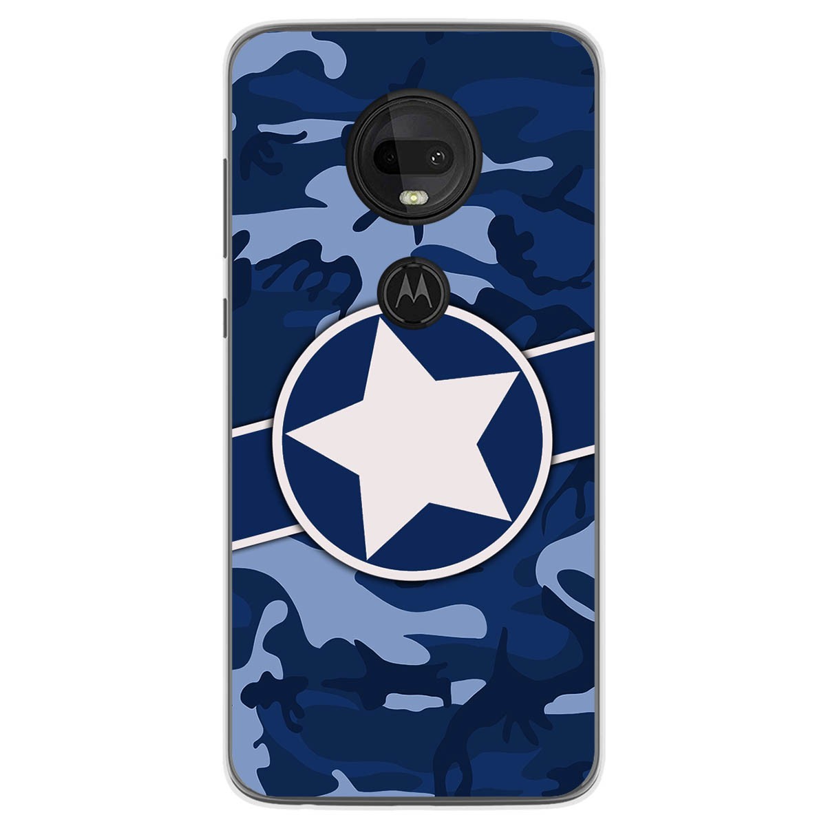 Funda Gel Tpu para Motorola Moto G7 / G7 Plus diseño Camuflaje 03 Dibujos