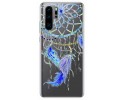 Funda Gel Transparente para Huawei P30 Pro diseño Plumas Dibujos