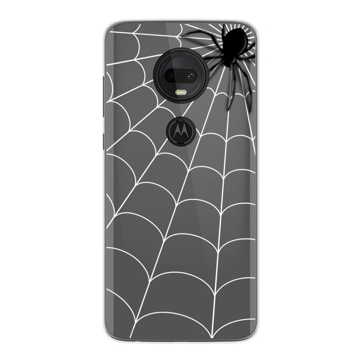 Funda Gel Transparente para Motorola Moto G7 / G7 Plus diseño Araña Dibujos