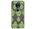 Funda Gel Transparente para Motorola Moto G7 / G7 Plus diseño Cactus Dibujos