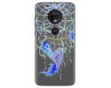 Funda Gel Transparente para Motorola Moto G7 / G7 Plus diseño Plumas Dibujos