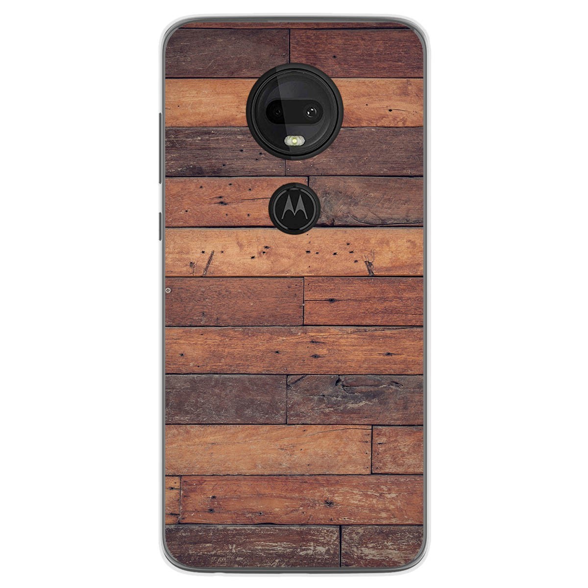 Funda Gel Tpu para Motorola Moto G7 / G7 Plus diseño Madera 03 Dibujos