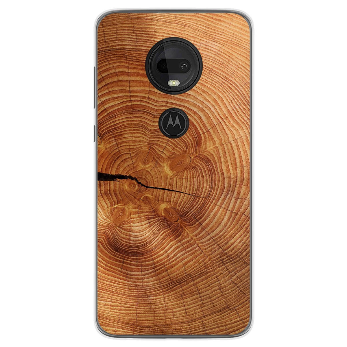 Funda Gel Tpu para Motorola Moto G7 / G7 Plus diseño Madera 04 Dibujos