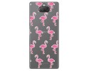 Funda Gel Transparente para Sony Xperia 10 diseño Flamenco Dibujos
