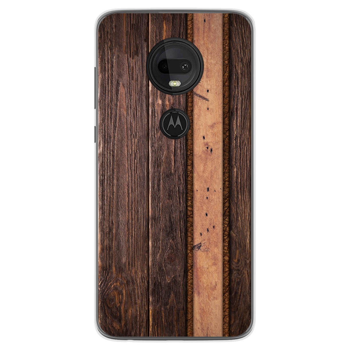 Funda Gel Tpu para Motorola Moto G7 / G7 Plus diseño Madera 05 Dibujos