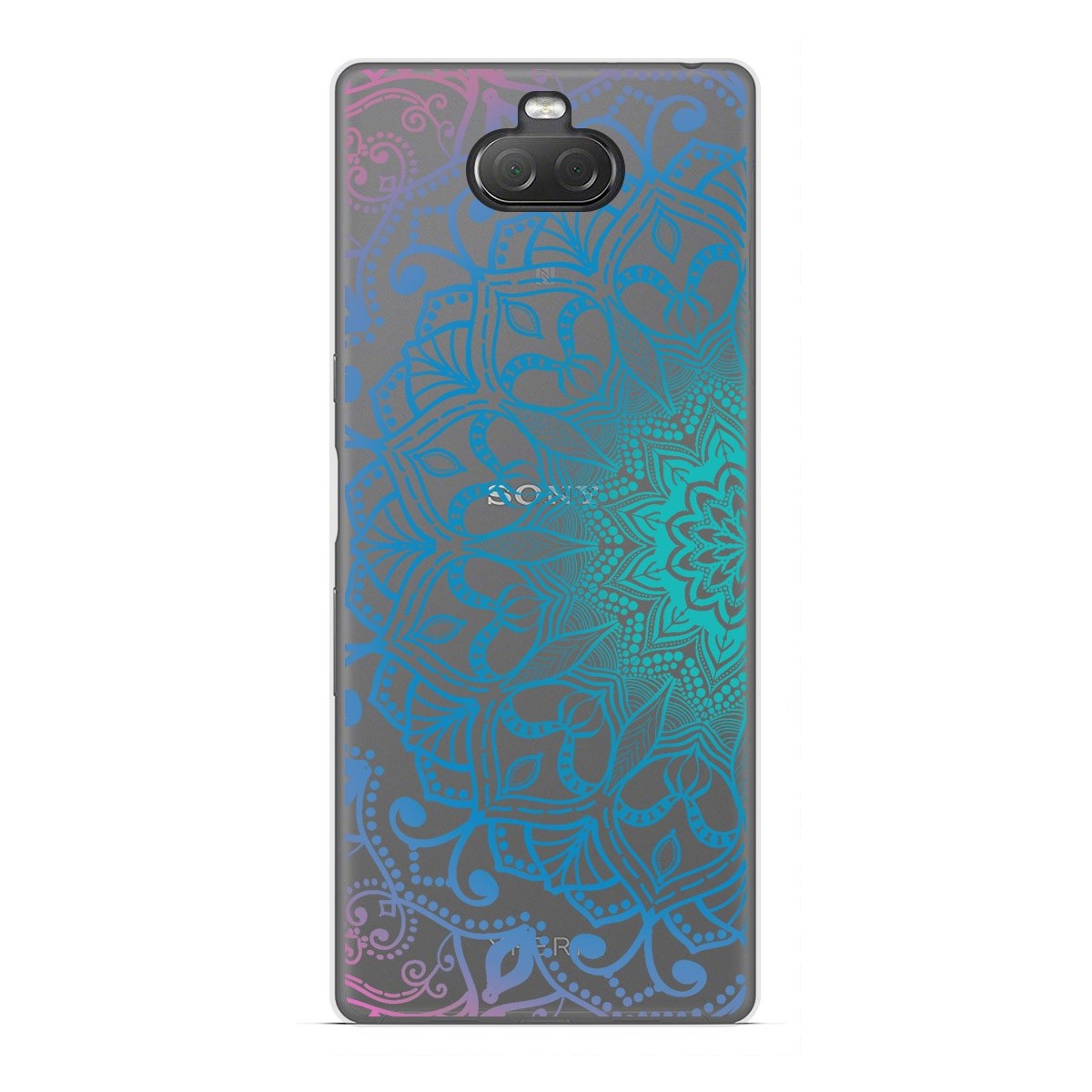 Funda Gel Transparente para Sony Xperia 10 diseño Mandala Dibujos