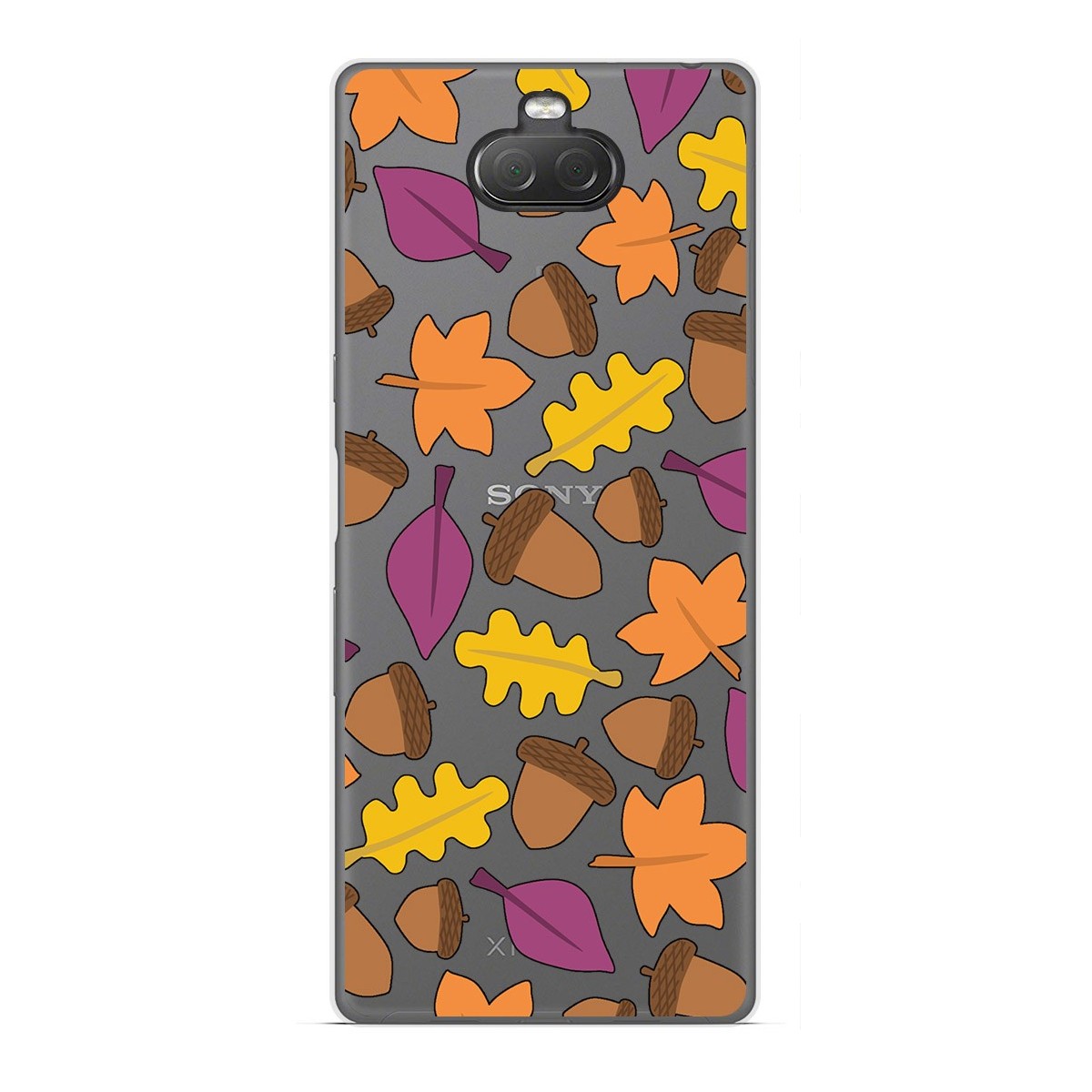 Funda Gel Transparente para Sony Xperia 10 diseño Otoño Dibujos