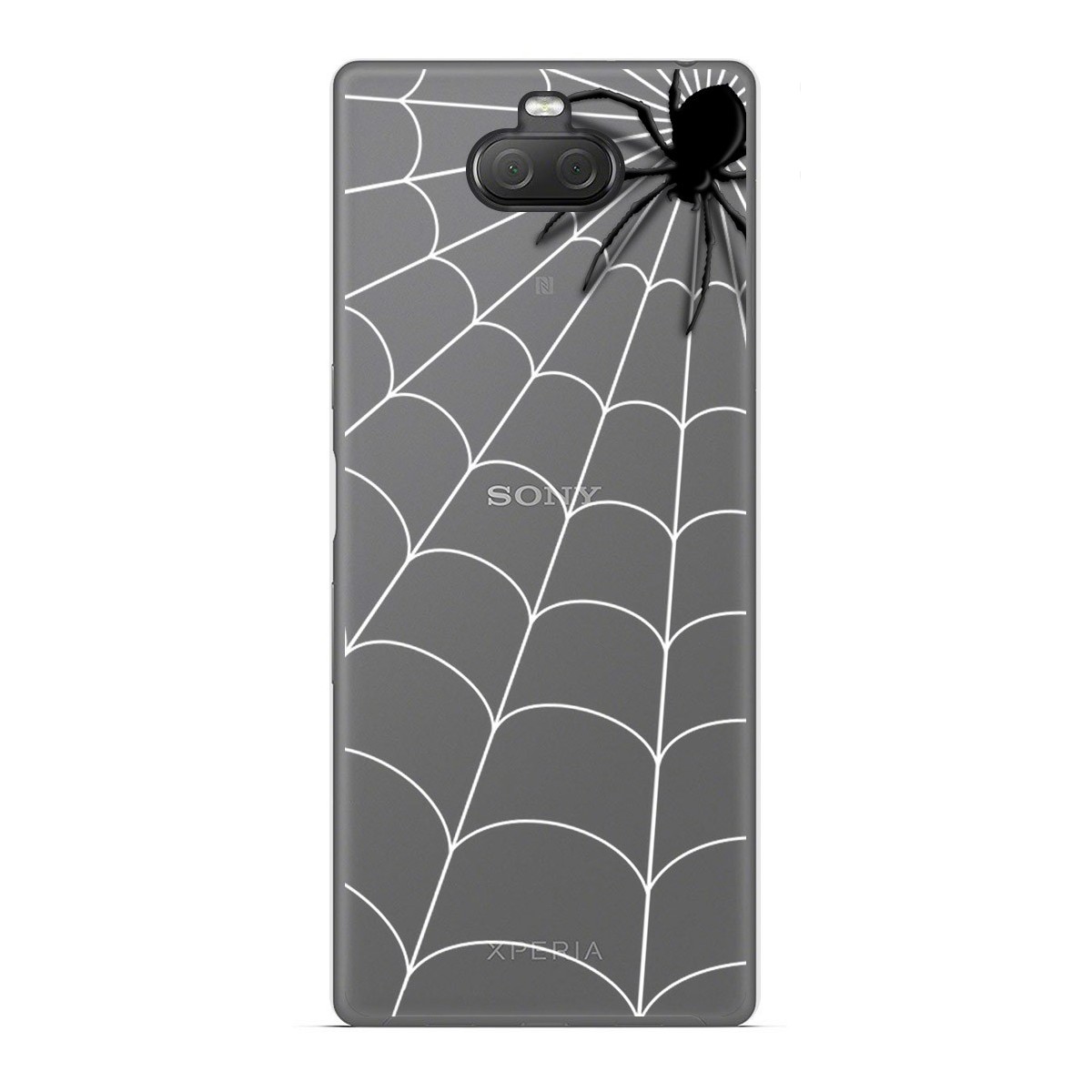 Funda Gel Transparente para Sony Xperia 10 Plus diseño Araña Dibujos