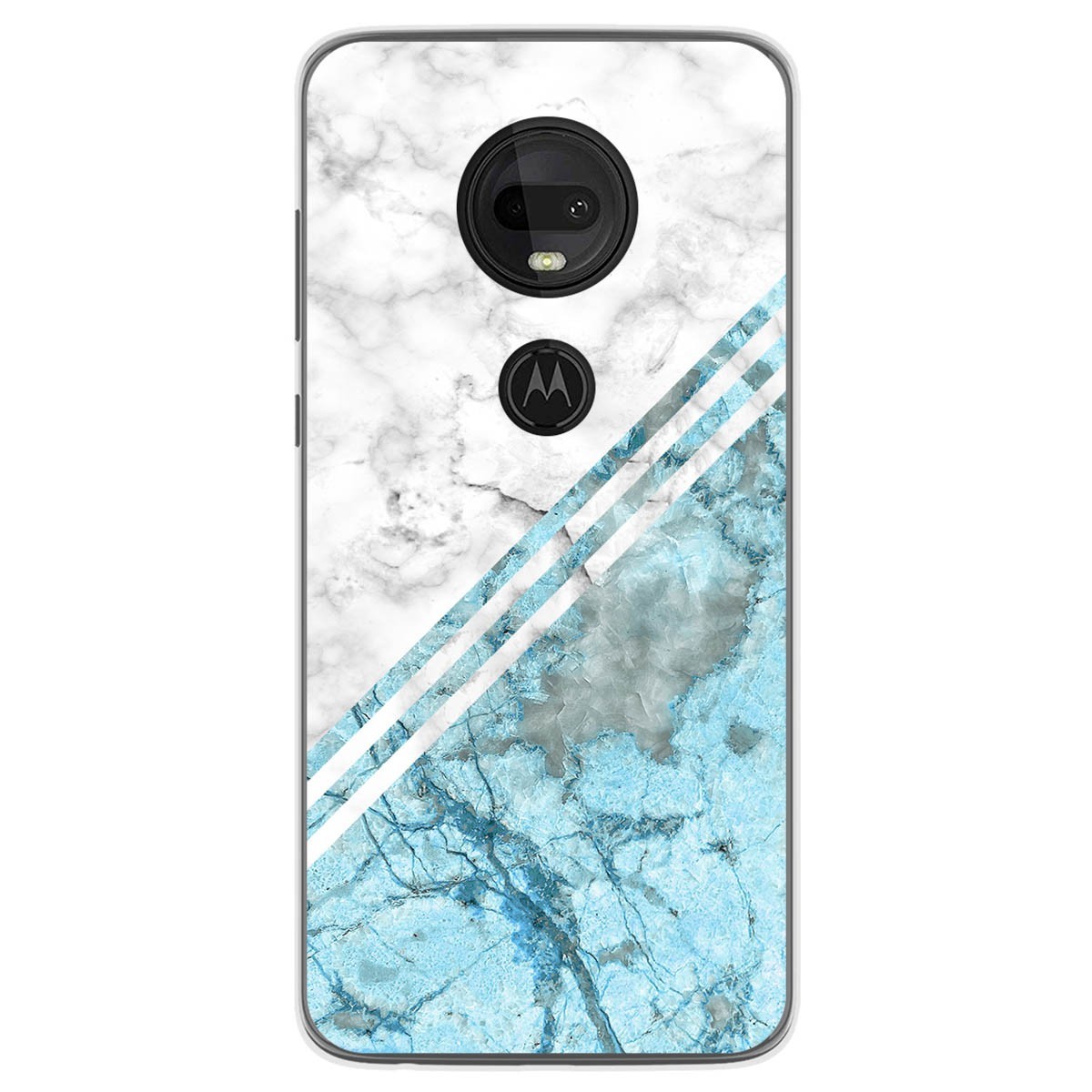 Funda Gel Tpu para Motorola Moto G7 / G7 Plus diseño Mármol 02 Dibujos