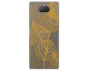 Funda Gel Transparente para Sony Xperia 10 Plus diseño Hojas Dibujos