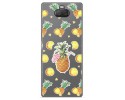 Funda Gel Transparente para Sony Xperia 10 Plus diseño Piña Dibujos
