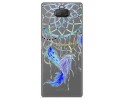 Funda Gel Transparente para Sony Xperia 10 Plus diseño Plumas Dibujos
