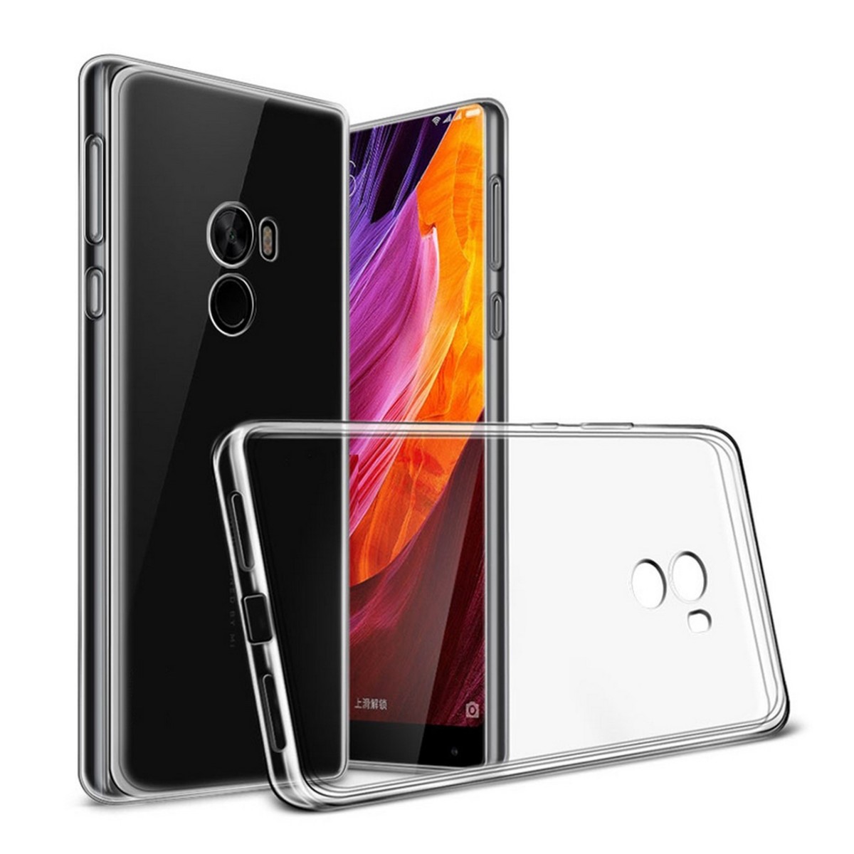 Funda Gel Tpu Fina Ultra-Thin 0,3mm Transparente para Xiaomi Mi Mix
