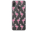 Funda Gel Transparente para Huawei Y7 2019 diseño Flamenco Dibujos