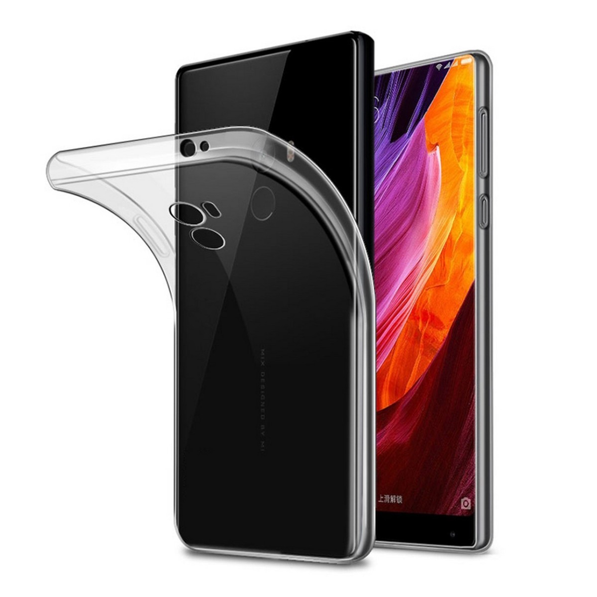 Funda Gel Tpu Fina Ultra-Thin 0,3mm Transparente para Xiaomi Mi Mix
