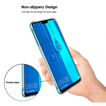 Funda Gel Tpu Anti-Shock Transparente para Huawei Y7 2019