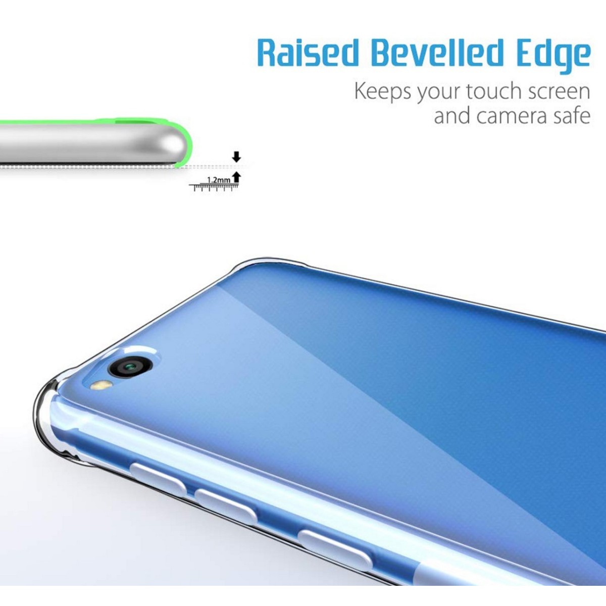 Funda Gel Tpu Anti-Shock Transparente para Xiaomi Redmi Go