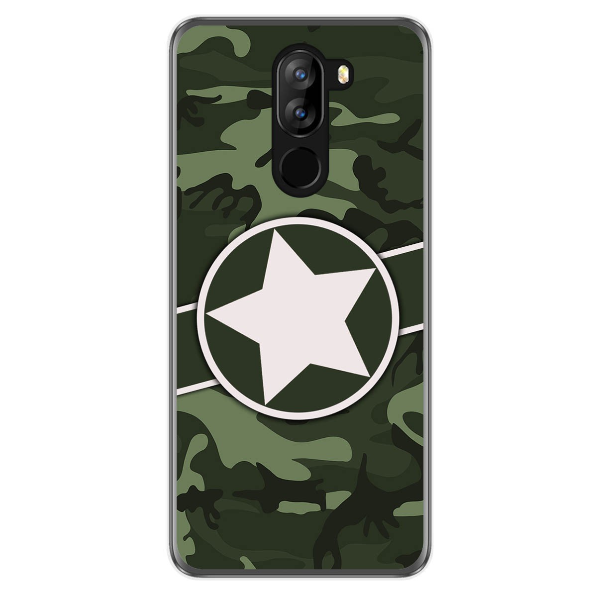 Funda Gel Tpu para Doogee X60L diseño Camuflaje 01 Dibujos