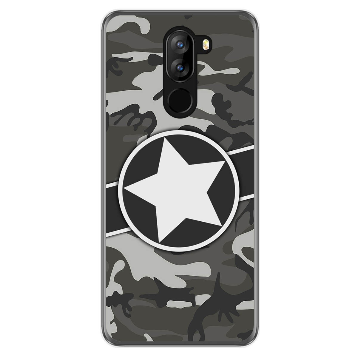 Funda Gel Tpu para Doogee X60L diseño Camuflaje 02 Dibujos