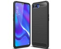 Funda Gel Tpu Tipo Carbon Negra para Oppo RX17 Neo