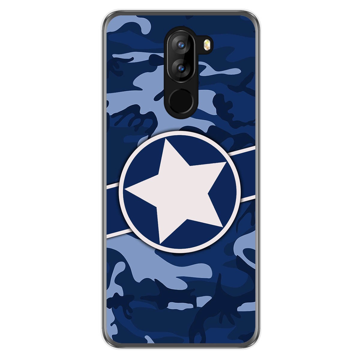 Funda Gel Tpu para Doogee X60L diseño Camuflaje 03 Dibujos