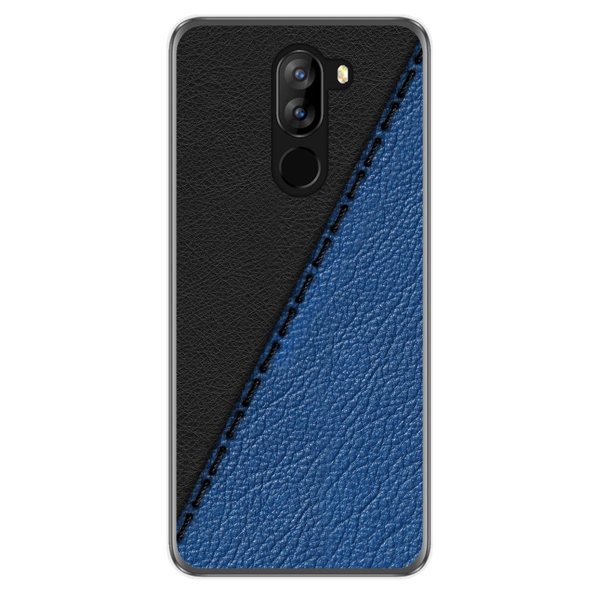 Funda Gel Tpu para Doogee X60L diseño Cuero 02 Dibujos