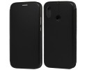 Funda Libro Soporte Magnética Elegance Negra para Huawei P20 Lite