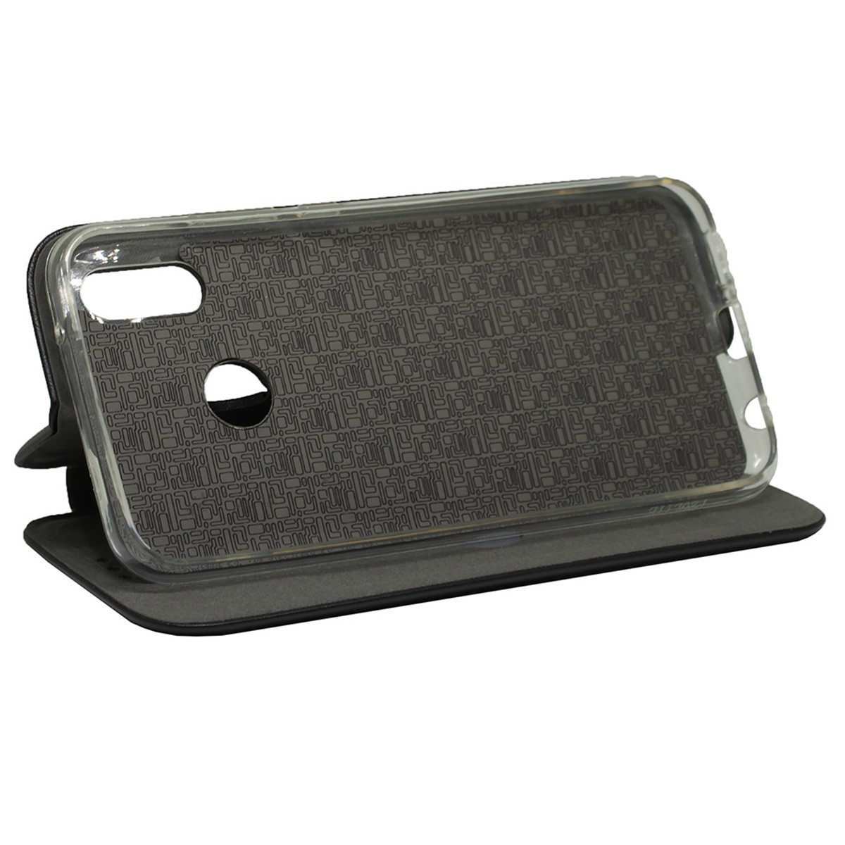 Funda Libro Soporte Magnética Elegance Negra para Huawei P20 Lite