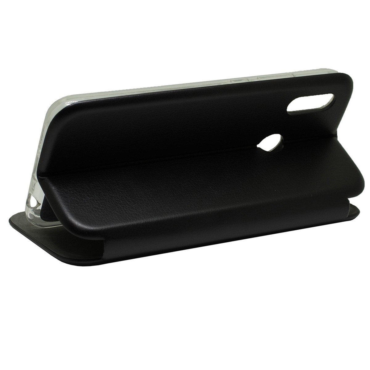 Funda Libro Soporte Magnética Elegance Negra para Huawei P20 Lite