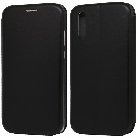 Funda Libro Soporte Magnética Elegance Negra para Huawei P20