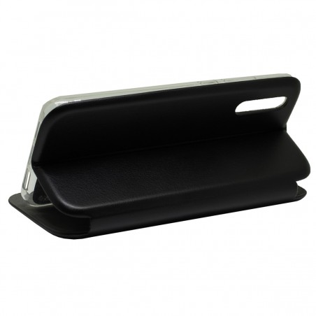 Funda Libro Soporte Magnética Elegance Negra para Huawei P20