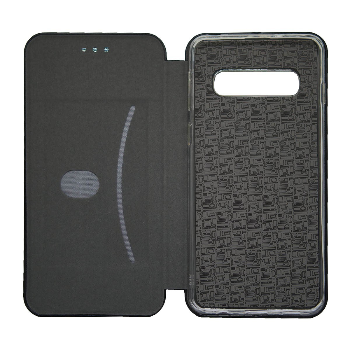 Funda Libro Soporte Magnética Elegance Negra para Samsung Galaxy S10