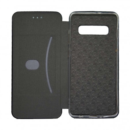 Funda Libro Soporte Magnética Elegance Negra para Samsung Galaxy S10 Plus