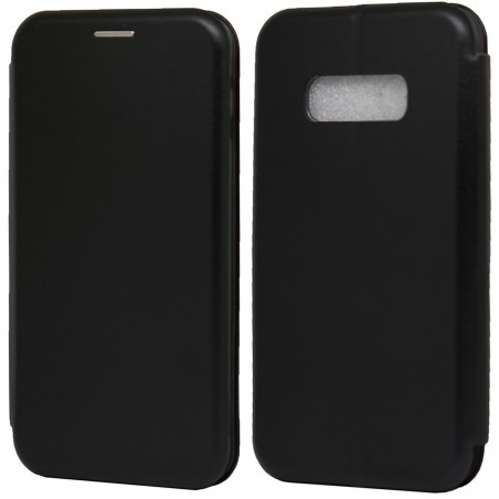 Funda Libro Soporte Magnética Elegance Negra para Samsung Galaxy S10e