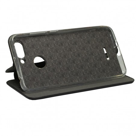 Funda Libro Soporte Magnética Elegance Negra para Xiaomi Redmi 6